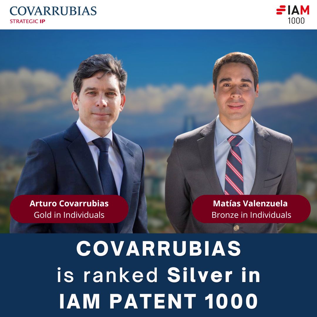 Covarrubias is ranked in the Silver category of IAM Patent 1000 2024